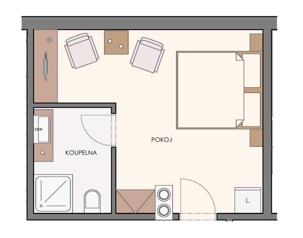 Penzion Stříbrník Krásná Habitación foto