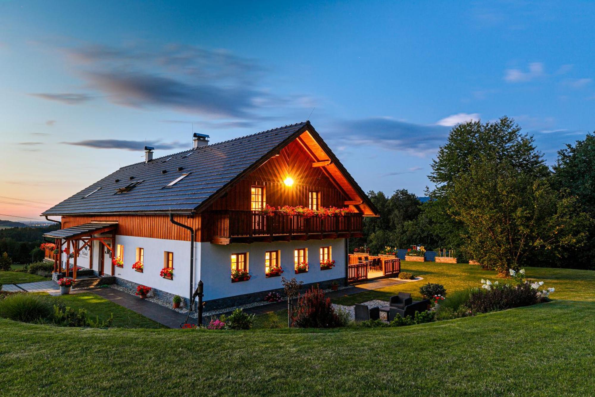 Penzion Stříbrník Krásná Exterior foto